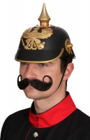 Offiziershelm In Schwarz-Gold