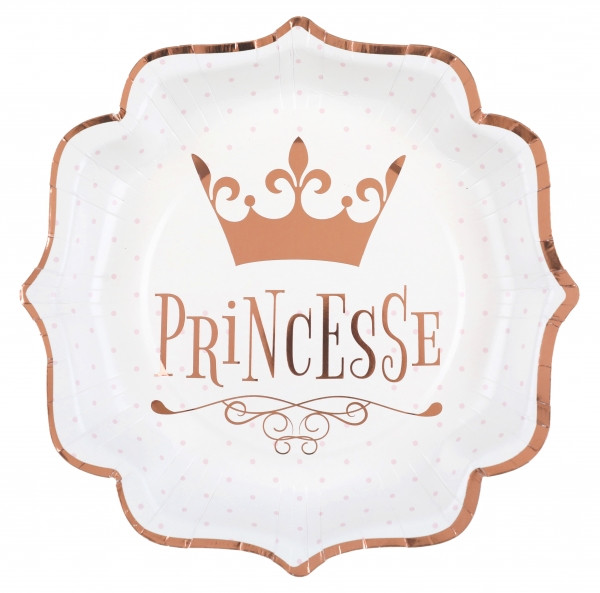 10 Princesse Pappteller 21cm