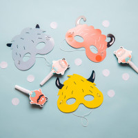 6 Monster Festival Partymasken