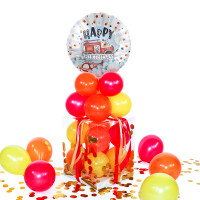 Vorschau: Balloha Geschenkbox DIY Fire Engine Birthday XL