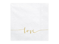 20 Simply love Servietten 33cm