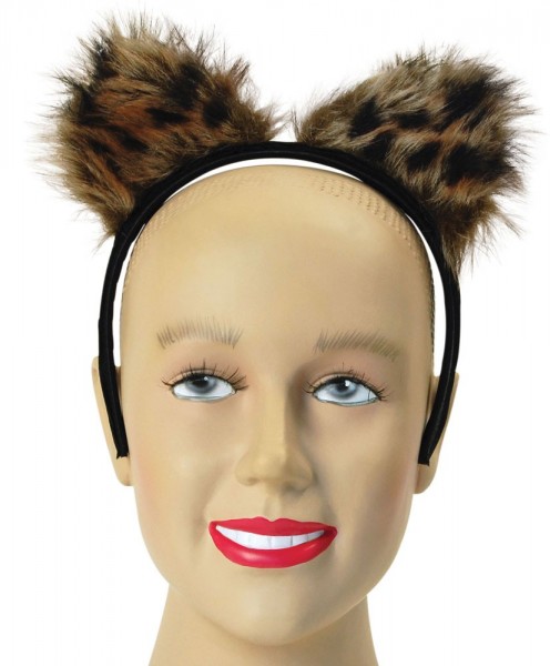 Liane Haarreif Mit Plüschigen Leopardenohren