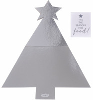 Vorschau: Silberne Tannenbaum Servierplatte