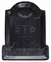 Vorschau: 8 Haunted House Grabstein Pappteller