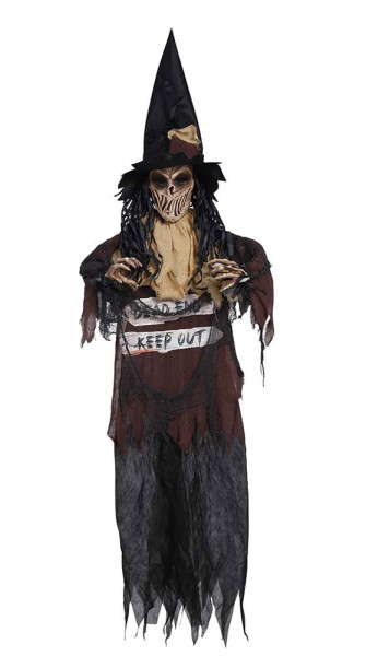 Horror Vogelscheuche mit Licht und Sound