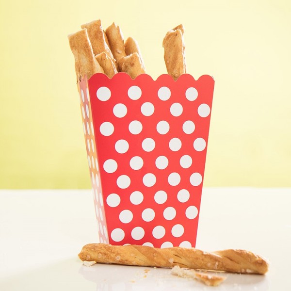 Snack Box Lucy Rot Gepunktet 8 Stück 2