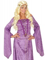 Blumige Hippie-Perücke Blond