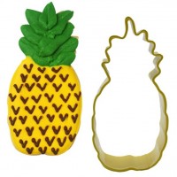 Gelbe Ananas Ausstechform 7,5cm