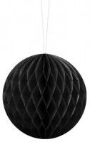 Wabenball Lumina schwarz 10cm