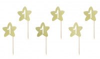 6 One Star Stern Party Picker 10cm