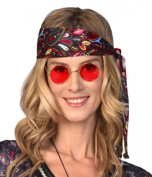 Rote Hippie Brille Sonja