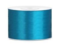 25m Satin Geschenkband türkis 5cm breit