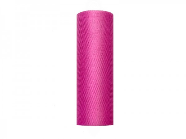 Tüll auf Rolle Fuchsia 15cm x 9m 2