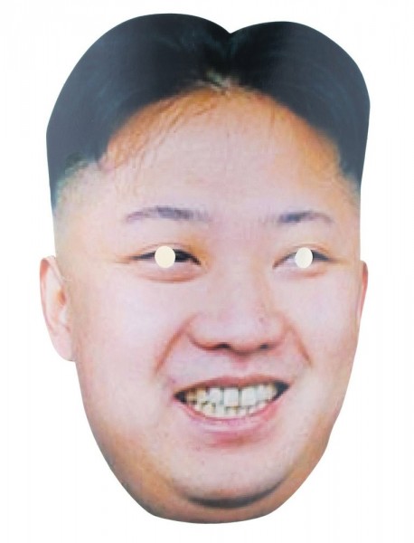 Kim Politiker Pappmaske