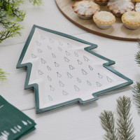 Vorschau: 8 Eco Tannenbaum Pappteller