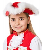 Roter Tanzmariechen Hut