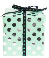 Vorschau: FSC Lovely Dots Geschenkpapier türkis