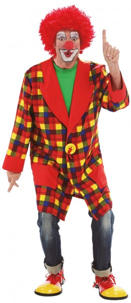 Kunterbunte Karo Clown Jacke