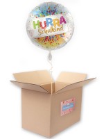 Hurra Schulkind Konfetti Folienballon 45cm