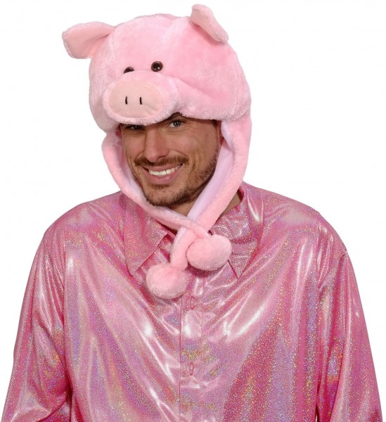 Schweinchen Rosa Mütze
