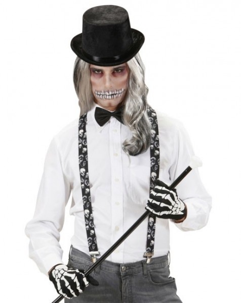 Grusel Totenkopf Hosenträger 3