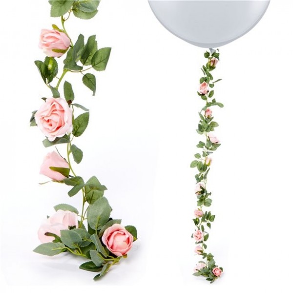 Rose Deko Rosengirlande 1,75m