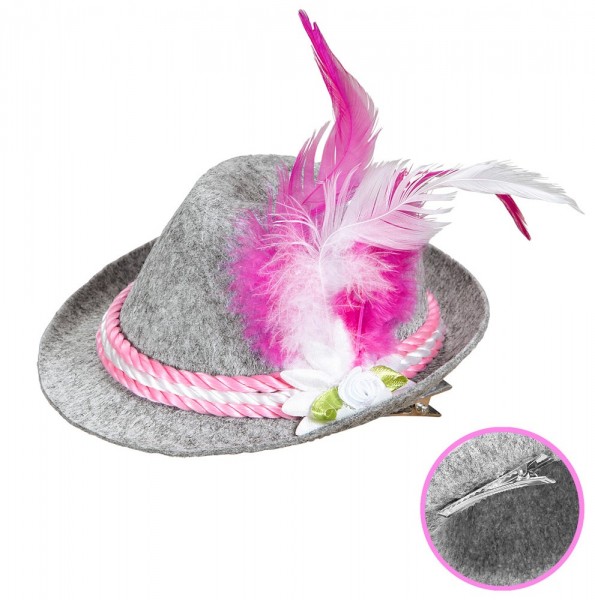 Bayrischer Minihut Rosa 3