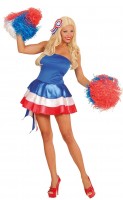 Miss France Fan Kleid