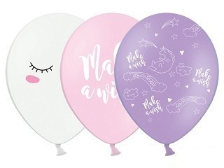 6 Einhorn Twinkle Ballon Mix 30cm