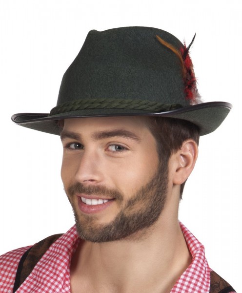 Schwarzer Mika Fedora Hut