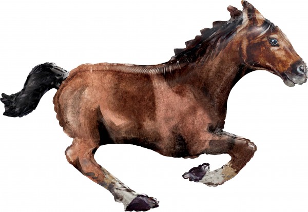 XL Folienballon Pferd im Galopp