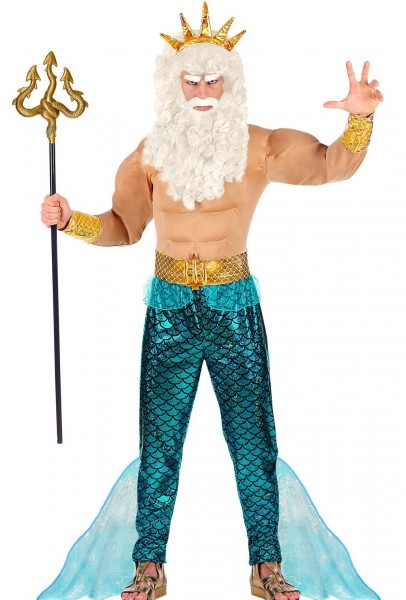 Poseidon Meeresgott Herrenkostüm