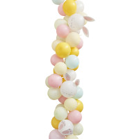 Osterhasen Ballongirlande mit 60 Ballons