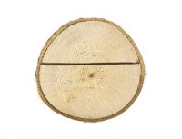 6 Platzkartenhalter aus Holz 2cm