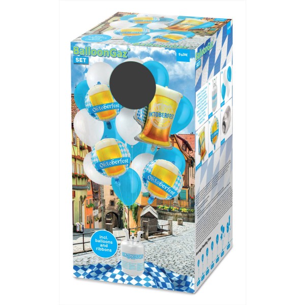 Oktoberfest Heliumflasche mit Ballons 6