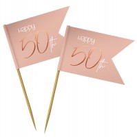 36 Rosy Blush 50th Birthday Party Picker