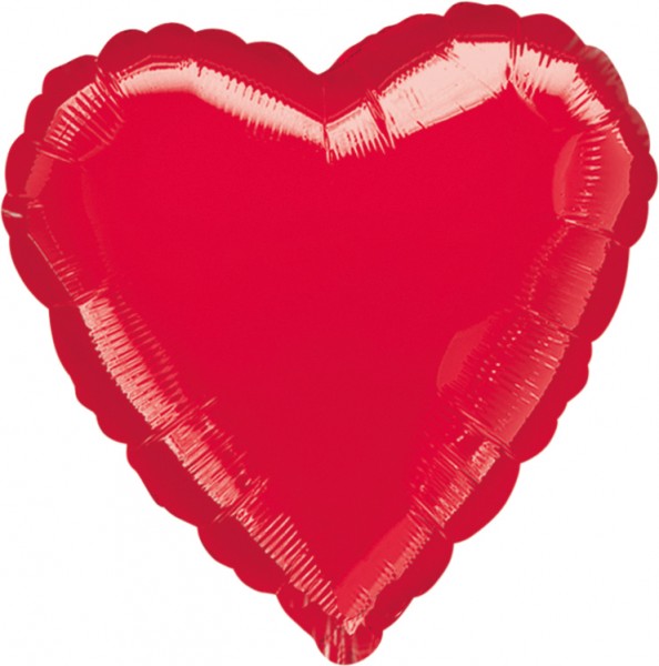 Roter Herzballon Heidi 45cm