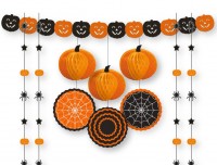 Halloween Kürbis Partyset 10-teilig