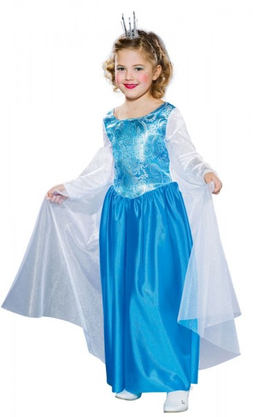 Saphirblaues Prinzessin Kleid