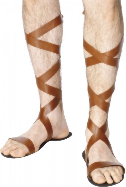 Braune Römer Sandalen