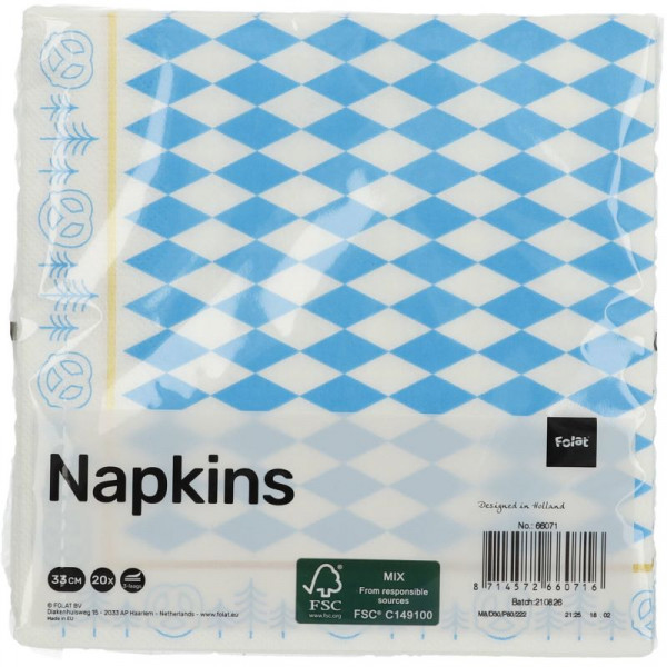 20 Hütt`n Zauber Servietten 33cm