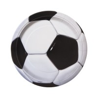 8 Fußball Pappteller Soccer Team 18cm