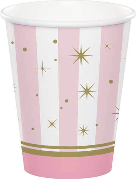 8 Royal Ballerina Pappbecher 256ml