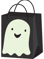 Halloween-Freunde Geschenktüte 22cm