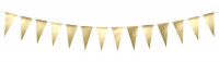 DIY Goldene metallic Wimpelkette 2,15m