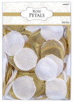 Rosen Streudeko Wedding Day weiß-gold
