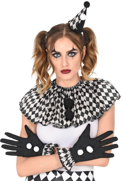 3-teiliges Harlekin Set für Erwachsene