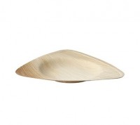 25 Palmblatt Teller Rossini 3-eckig 15 x 15cm