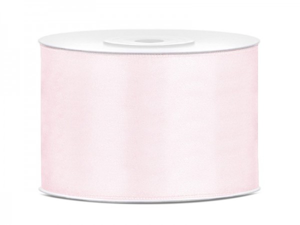 25m Satin Geschenkband puderrosa 5cm breit