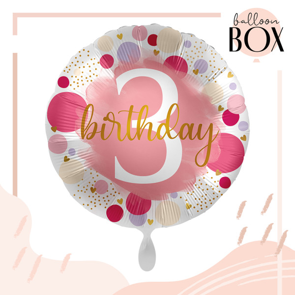 Balloha Geschenkbox DIY Sweet Birthday Three XL